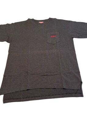 Marlboro Black Short Sleeve Pocket Tee with Red Logo